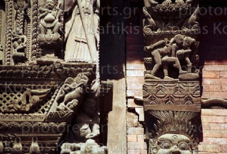 Νεπάλ Ερωτκή τέχνη ναών  Κατμαντού 12